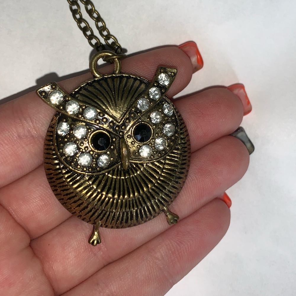 Bronze Owl Necklace